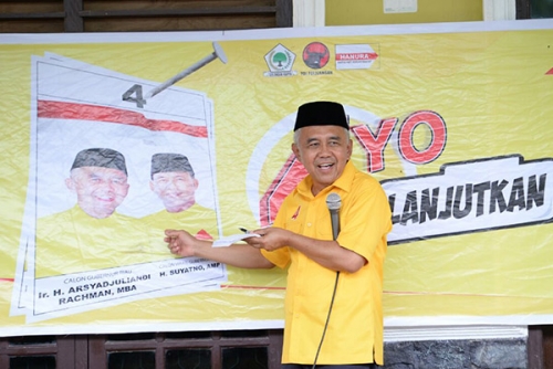 Ingat Golkar dan Soeharto, Warga Transmigran di Riau Pilih Nomor Empat